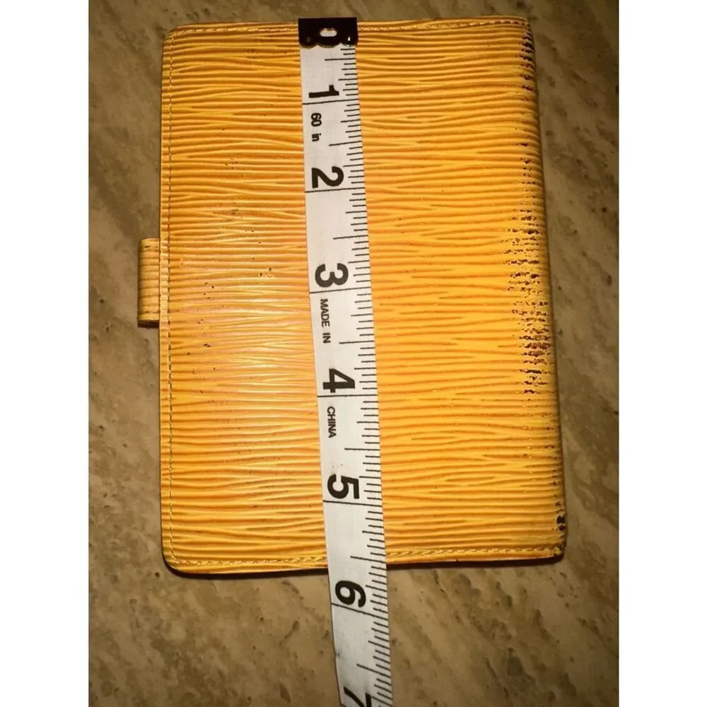 Project Louis Vuitton Yellow Epi Leather Agenda
